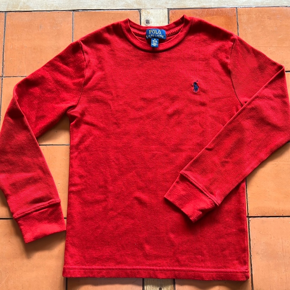 Polo Ralph Lauren boys M 10-12 Long sleeve tee